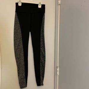 Black and gray leggings
